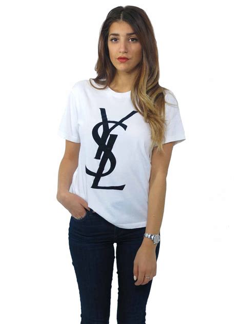 ysl t-shirt|YSL denim shirt.